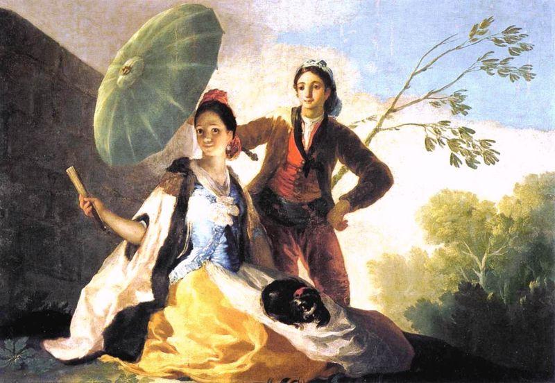 Francisco de Goya The Parasol oil painting image